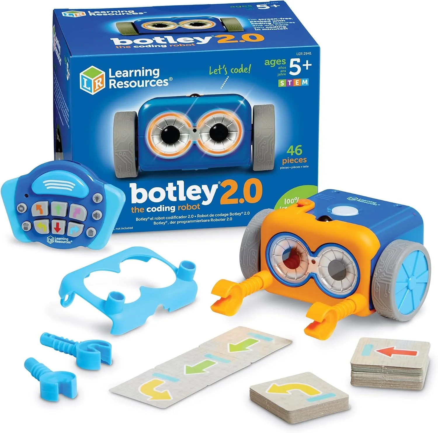 Botley 2.0 – bildschirmfreier Programmier-Roboter mit Hinderniserkennung