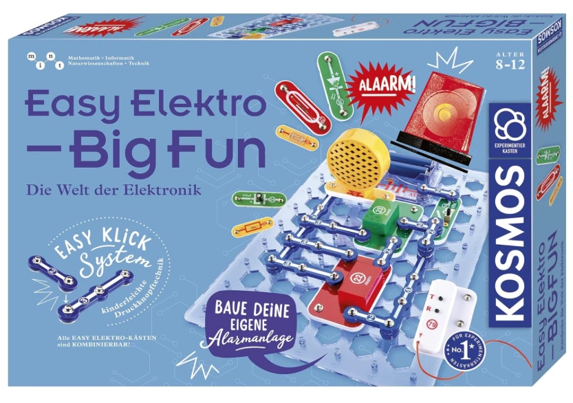 KOSMOS Easy Elektro Big Fun Edition – Elektronik-Experimentierkasten