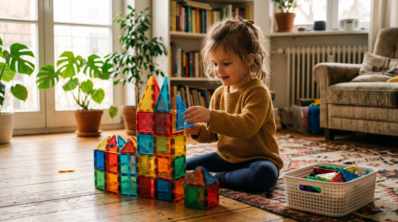Magnetische Bausteine im Vergleich: Magna-Tiles, Geomag & günstige Alternativen