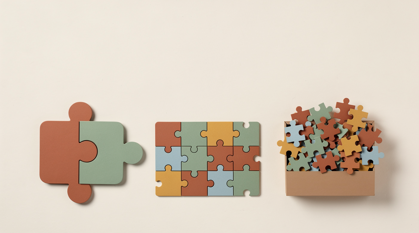 Puzzle ab welchem Alter? Und wie viele Teile wirklich