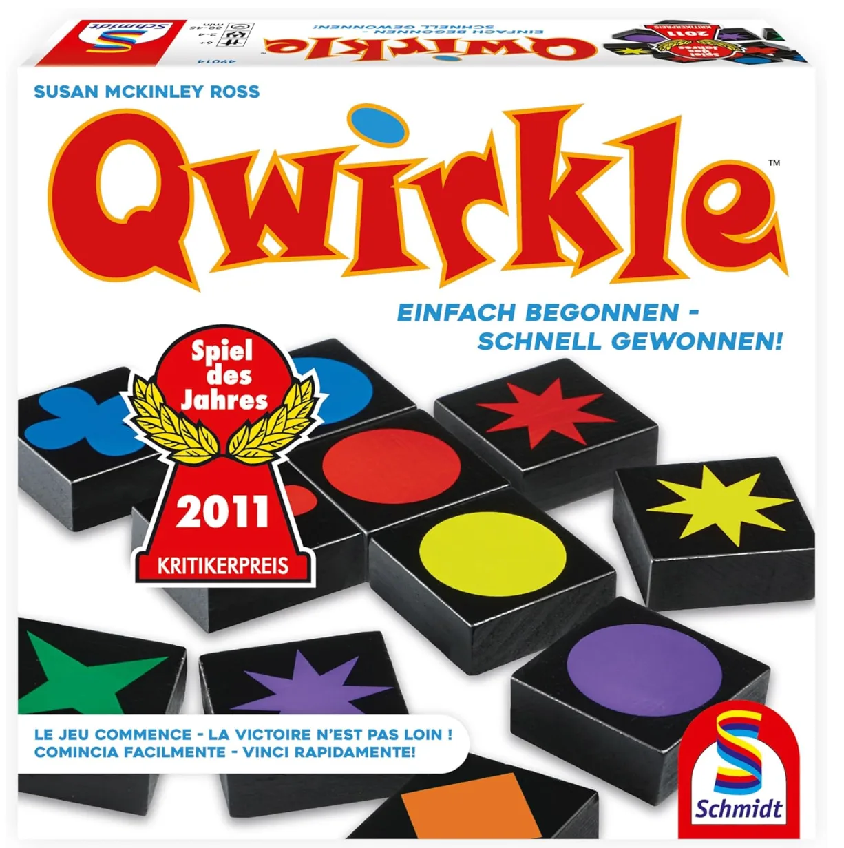 Qwirkle – Legespiel mit Farben und Symbolen für die Familie