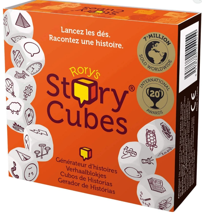 Rory's Story Cubes – neun Würfel mit Symbolen zum Geschichtenerfinden